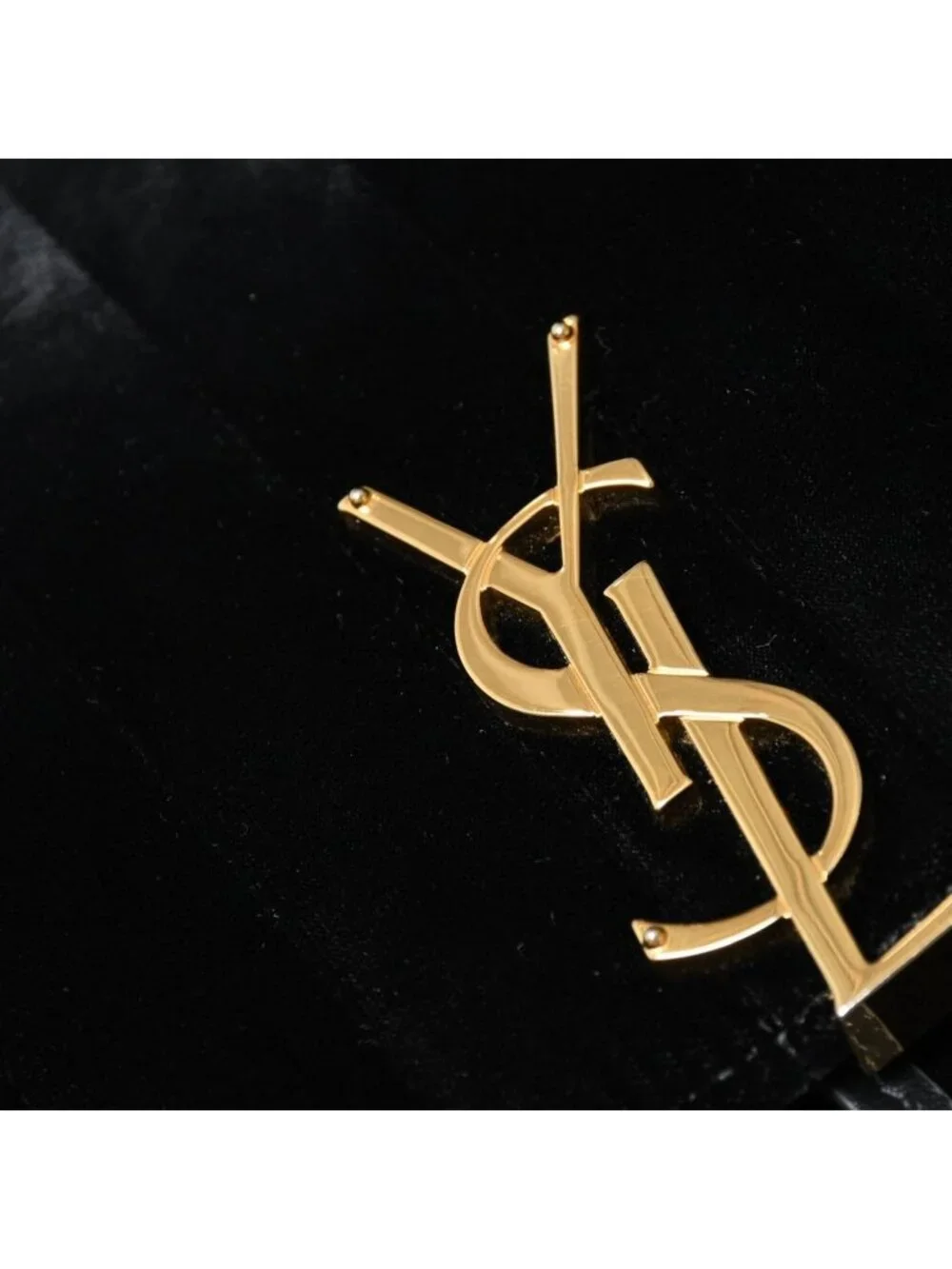 Saint Laurent Vicky Small Backpack Velvet Gold